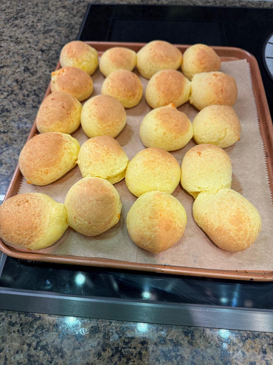 Place the balls on the baking sheet and bake for 25 to 35 minutes, or until golden.