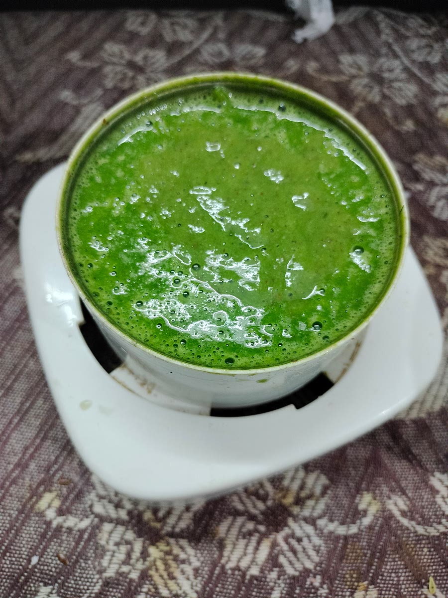 Mix it all up and it should look like this.