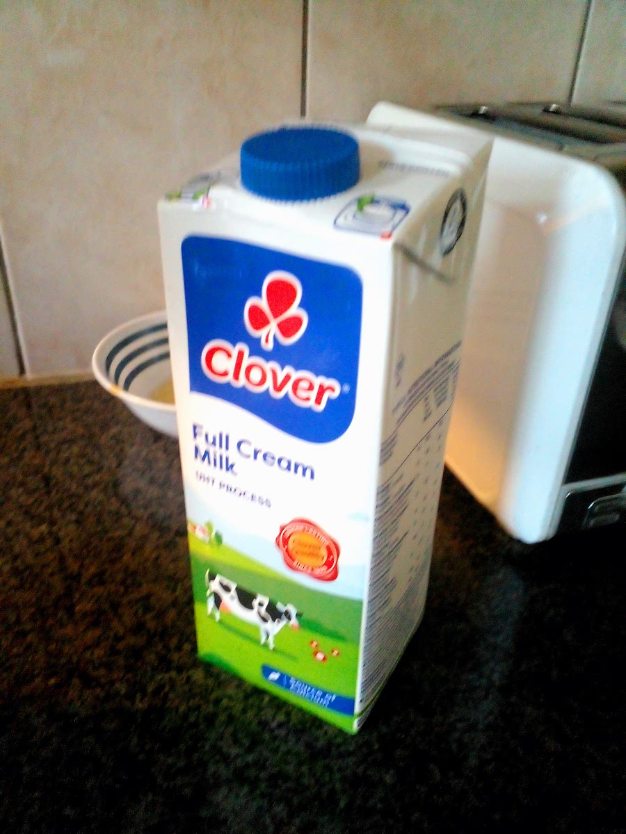 Add milk not too much or it will be too creamy