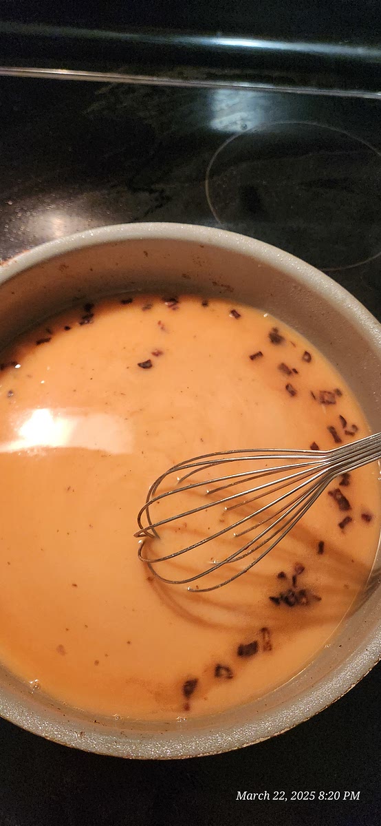 Stir in cold water mixture in pan and constantly stir to prevent flour from clumping.