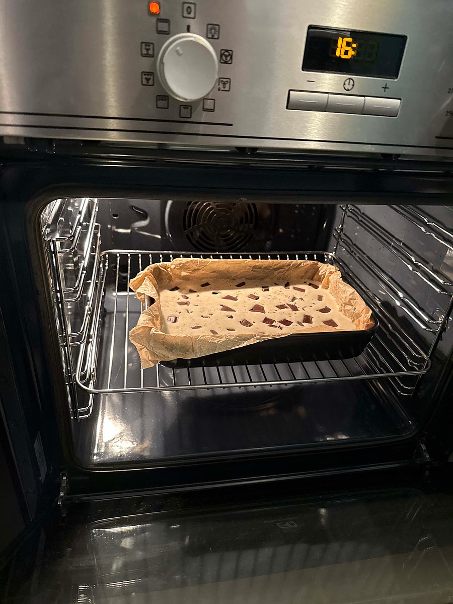 Bake at 200c for X minutes