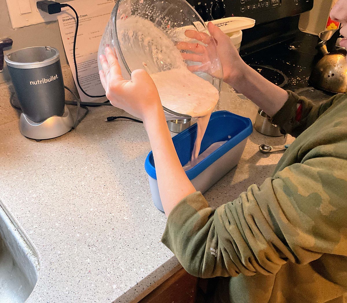Cover and freeze for 1 hour (or refrigerate for 2 hours, or overnight).