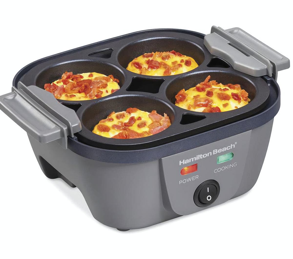 Cooking light will cycle on and off.