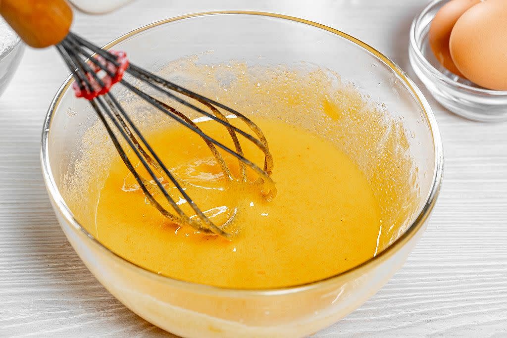 Add beaten eggs to make an omelette or scrambled eggs.