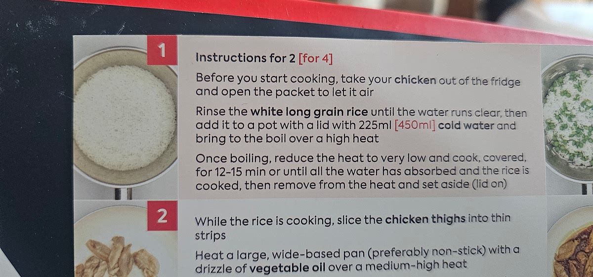 Rinse white long grain rice