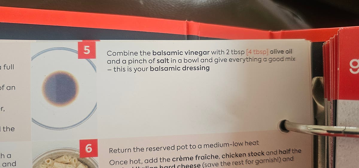 Make balsamic dressing
