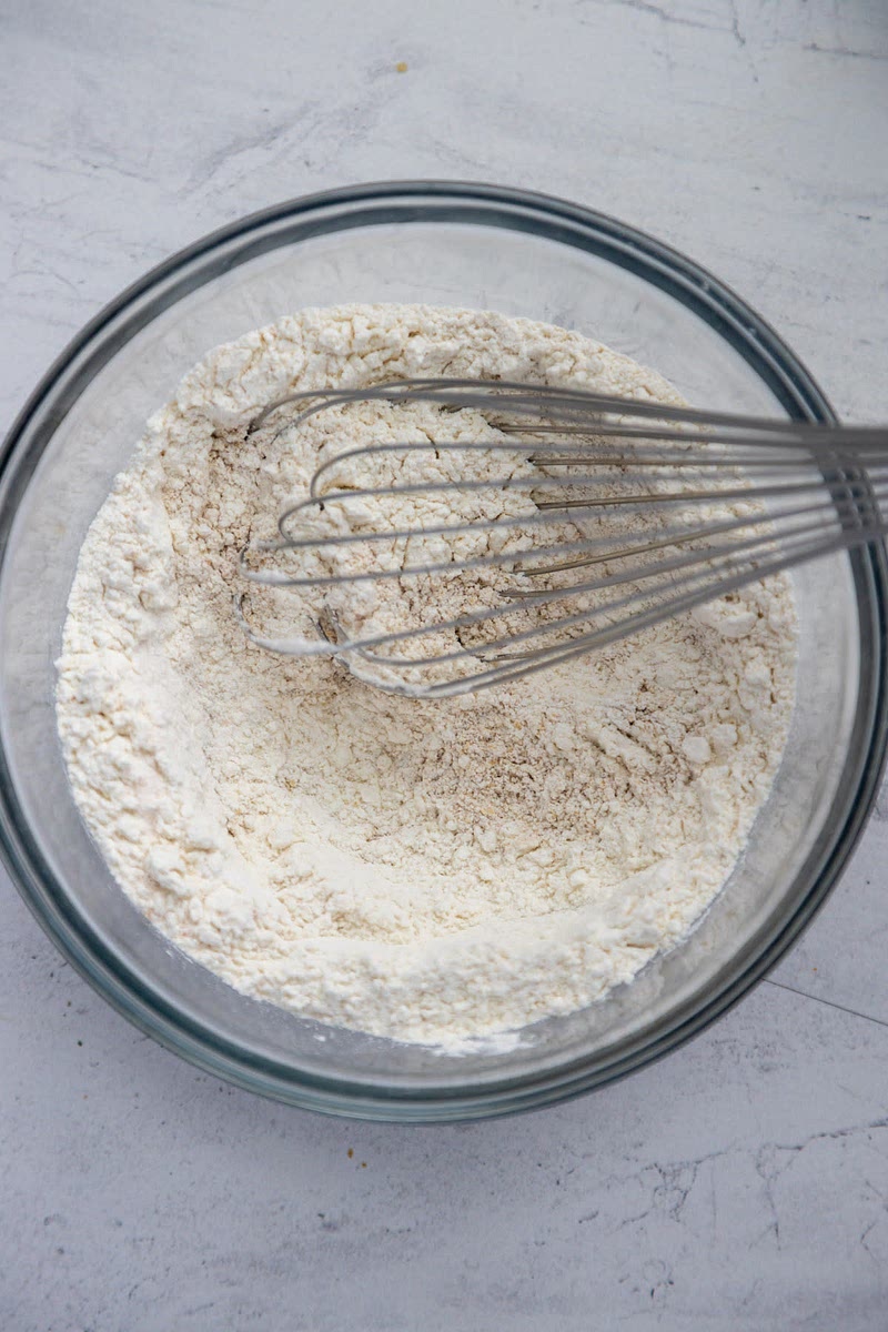 In a separate bowl, whisk together all dry ingredients.