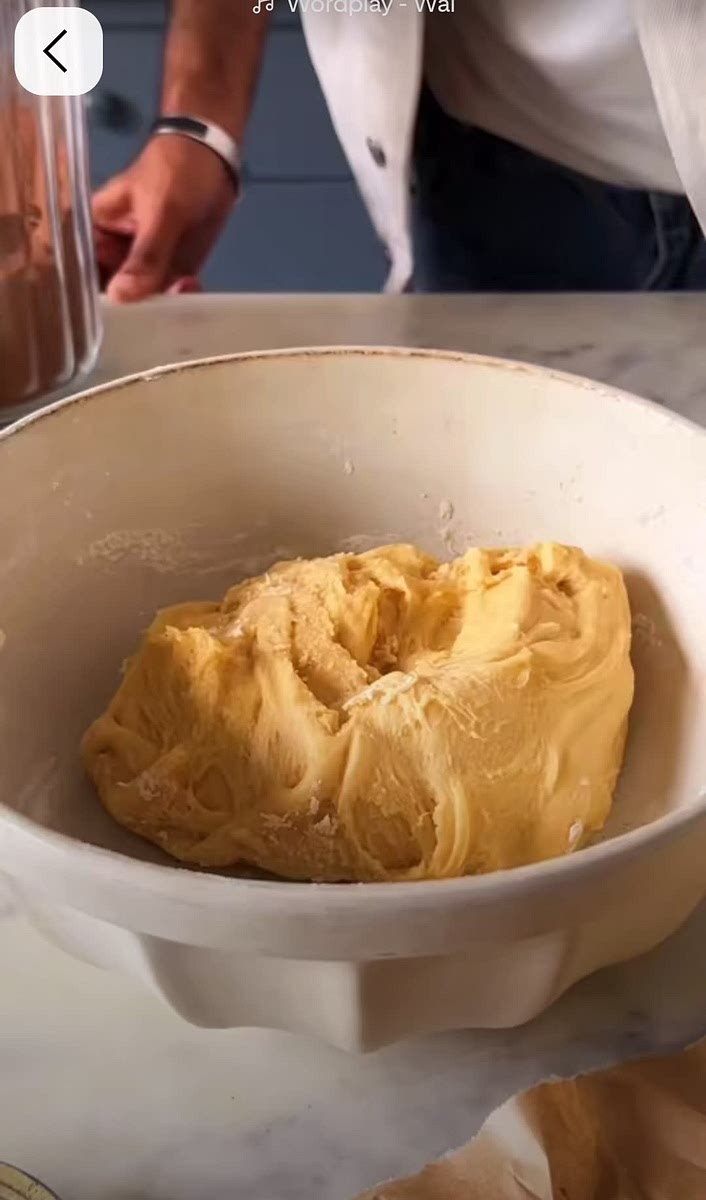 Mix well until dough is formed. ( Shouldn't be a wet dough- you supposed to be able to kneed and pick it up)