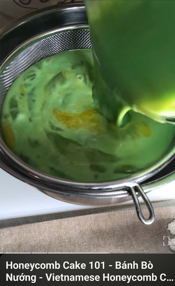 Sift/Strain the batter