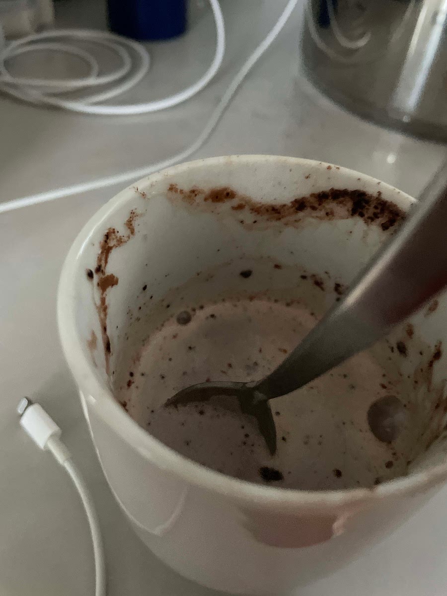 Mix again with the spoon