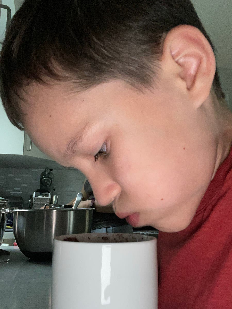 Blow before drinking