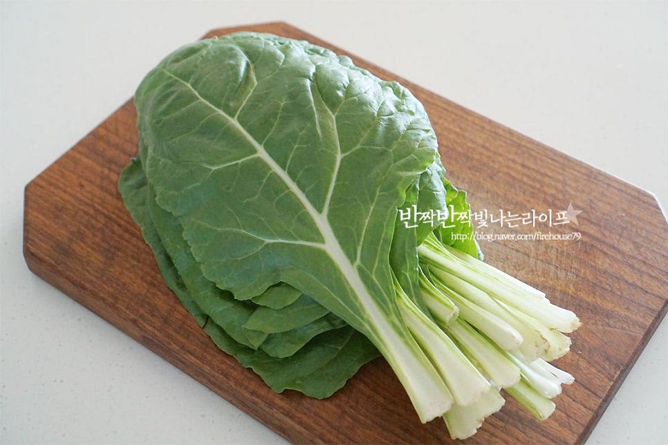 근대는 잎이 넓고 부드러우며 색이 선명하고 광택이 있는 게 좋아요. 잎은 부드럽지만 줄기 부분은 다소 억센 감이 있어 결대로 벗겨 요리하여 주면 보다 식감이 부드럽게 즐길 수 있어요. 흐르는 물에 깨끗하게 씻어 물기를 탈탈 털어줍니다. 줄기 끝부분은 넉넉히 잘라내어 주어요. 줄기 부분이 억세기 때문에 너무 길지 않은 것이 좋고 잎 부분 위주로 요리하여 드시는 게 좋아요. 이번에 사 온 건 줄기가 먹기 좋아서 끝부분을 잘라내고 같이 넣어 끓였는데 그렇지 않을 땐 잎 부분 위주로 끓여요. 한입에 먹기 좋게 잘라줍니다. 대파는 큼직하게 썰어주고 두부는 한 입 크기로 고추는 송송 썰어줍니다. 매운맛 기호에 따라 고추를 곁들여주면 칼칼하게 어울려요.