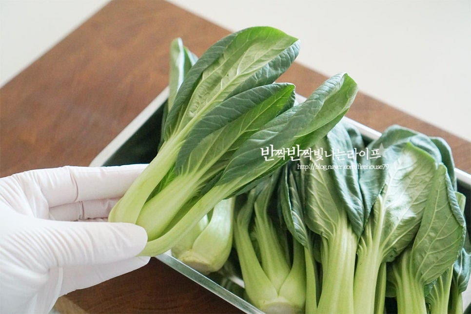 청경채와 버섯만 준비하면 되는 간단한 레시피입니다. 먼저 흐르는 물에 잎 사이사이 깨끗하게 세척해 줍니다. 밑동 부분을 다듬어준 뒤 먹기 좋게 2~4등분으로 잘라줍니다 알이 작은 것은 2등분, 큰 것은 4등분 해주는데 양이 많아 보여도 익으면서 부피가 줄어들어 넉넉하게 준비하면 됩니다. 이렇게 잘라서 볶으면 사이사이 간이 배서 더 맛이 좋습니다. 마늘 5알은 입자가 큼직하게 다져주고 표고버섯은 밑동을 분리한 뒤 어슷하게 편으로 썰어줍니다.