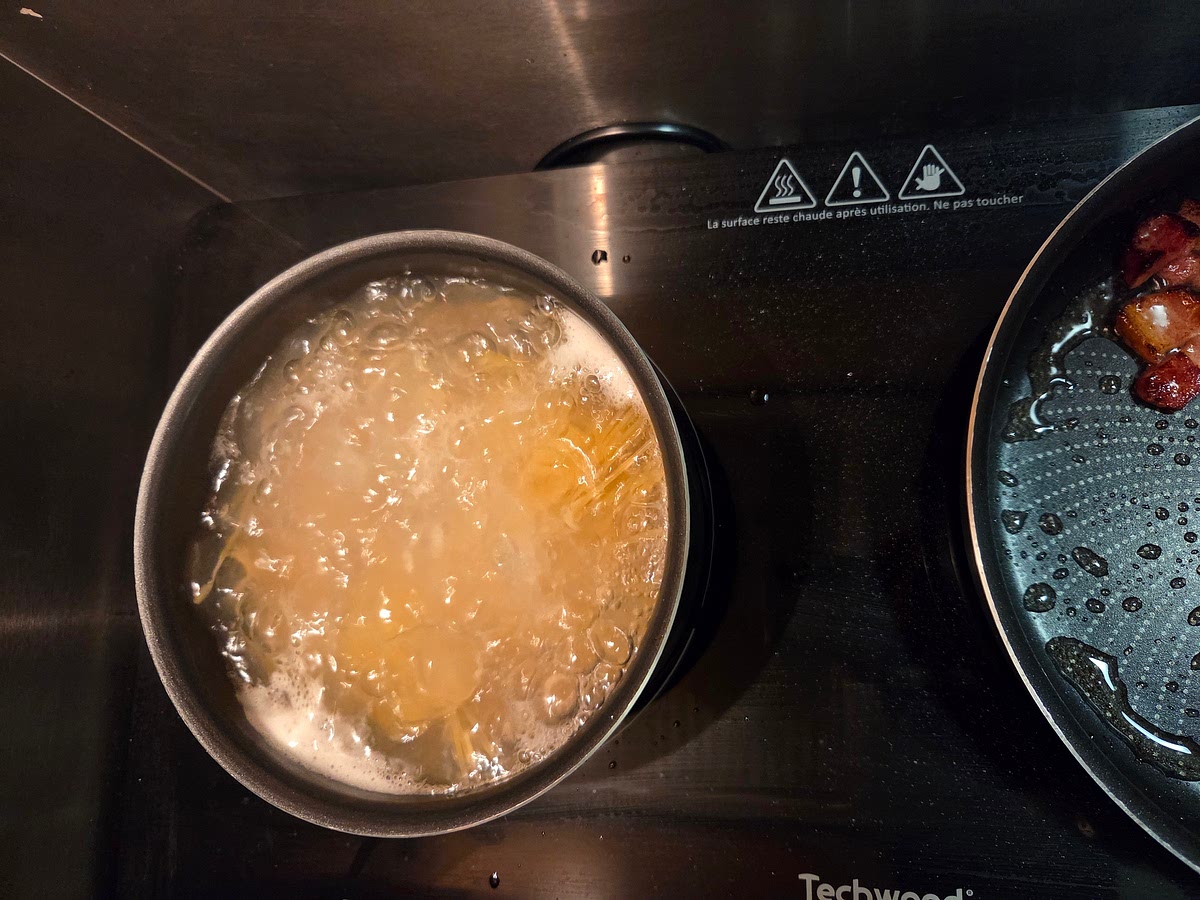 Faire cuire ses pâtes dans de l'eau bouillante