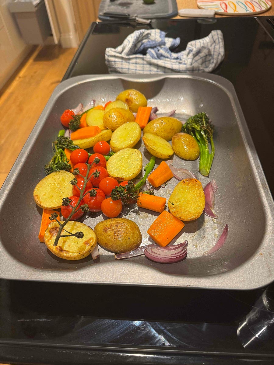 Add broccoli and salmon, lay slices of lime on top of the salmon cook for 12 to 15 mins