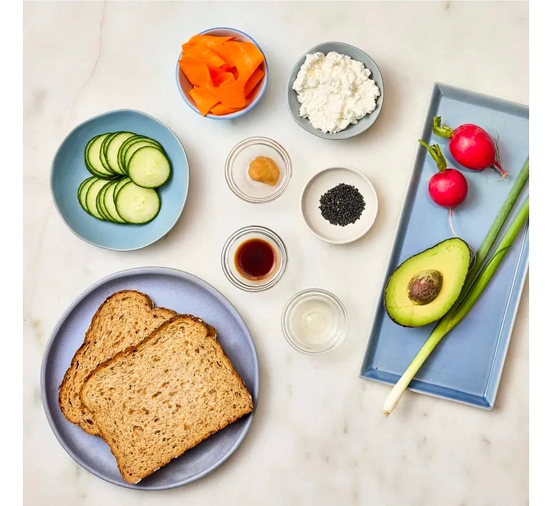 Combine ¼ cup cottage cheese, 1 teaspoon miso, 1 teaspoon soy sauce and ½ teaspoon rice vinegar in a mini food processor; process until smooth, about 1 minute, stopping to scrape down sides as needed.