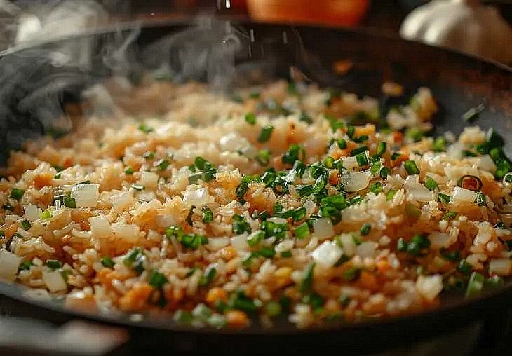 Add chopped onion and minced garlic; cook for 2 minutes until fragrant.