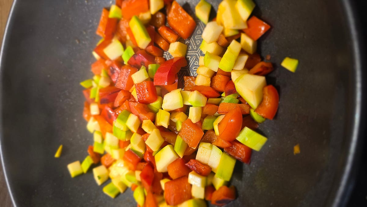 Ajouter les courgettes