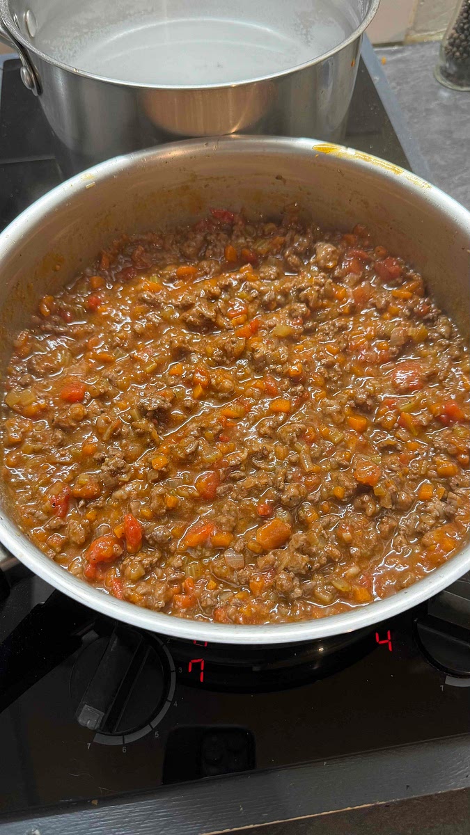 Laisser revenir pendant 8-9 minutes.