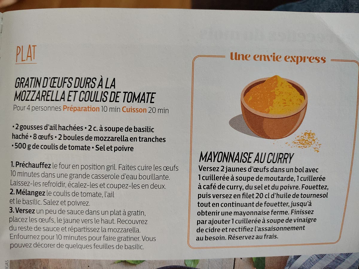 Suivre les instructions sur la photo