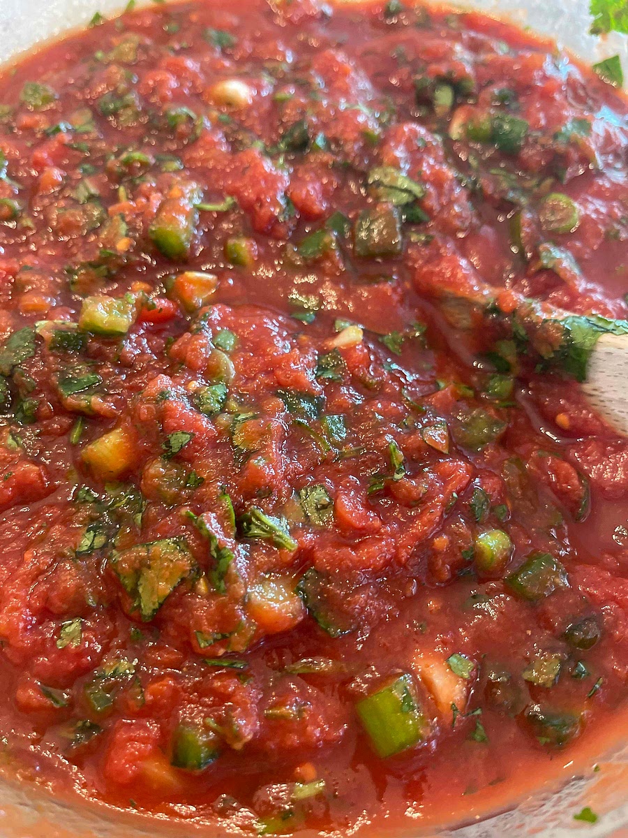 That’s it! Once everything is all mixed in your salsa is ready to go!