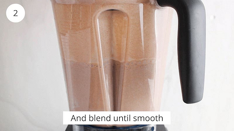 Add everything to the blender an a BLEND AS EASY AS THAT