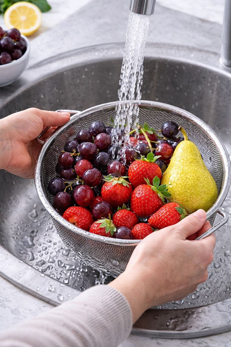 Wash all ingredients thoroughly.