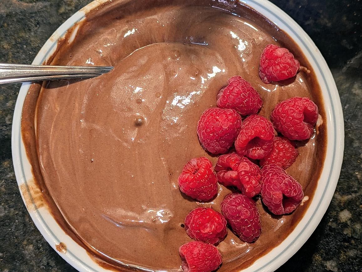 To bulk it up (both in size and in protein content), you can add a 32 oz (908 g) container of plain nonfat Greek yogurt into the brownie batter!