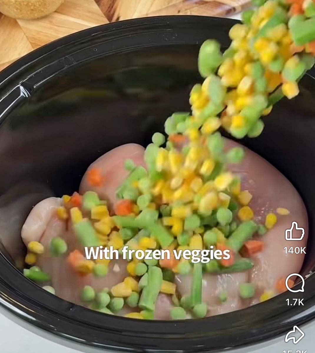 Cook all ingredients except your cheddar and pasta in a slow cooker for 6 hours on low.