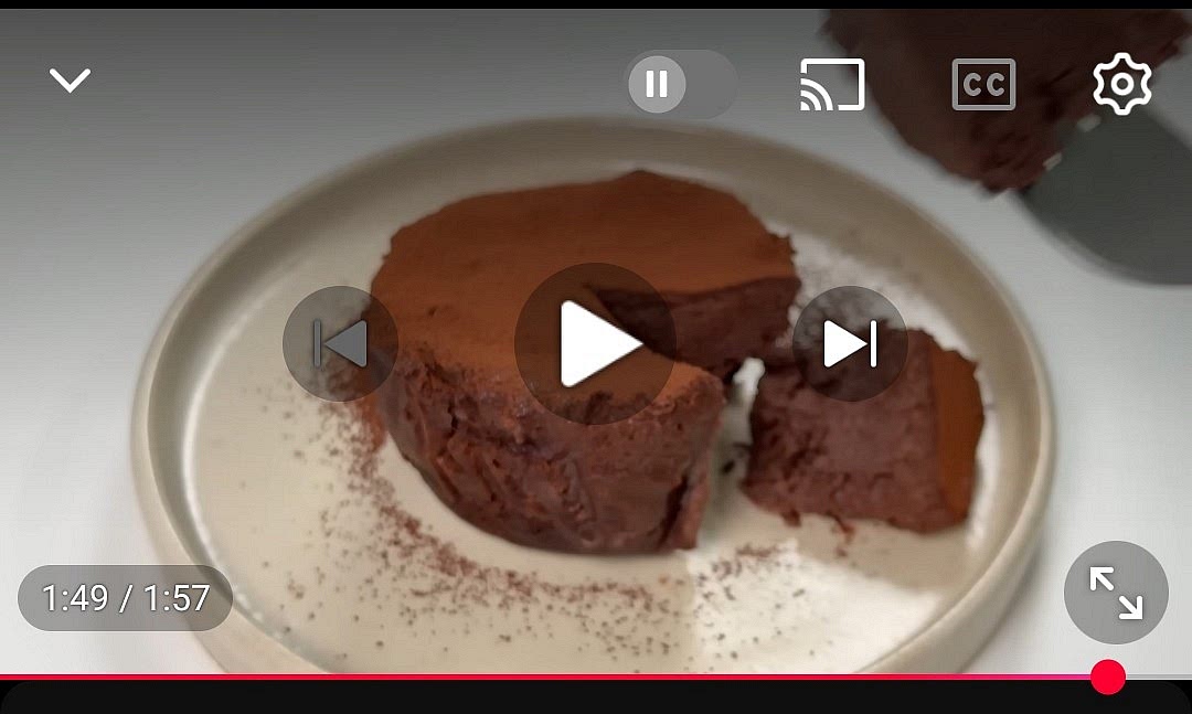 Sprinkle cocoa powder or powdered sugar and serve