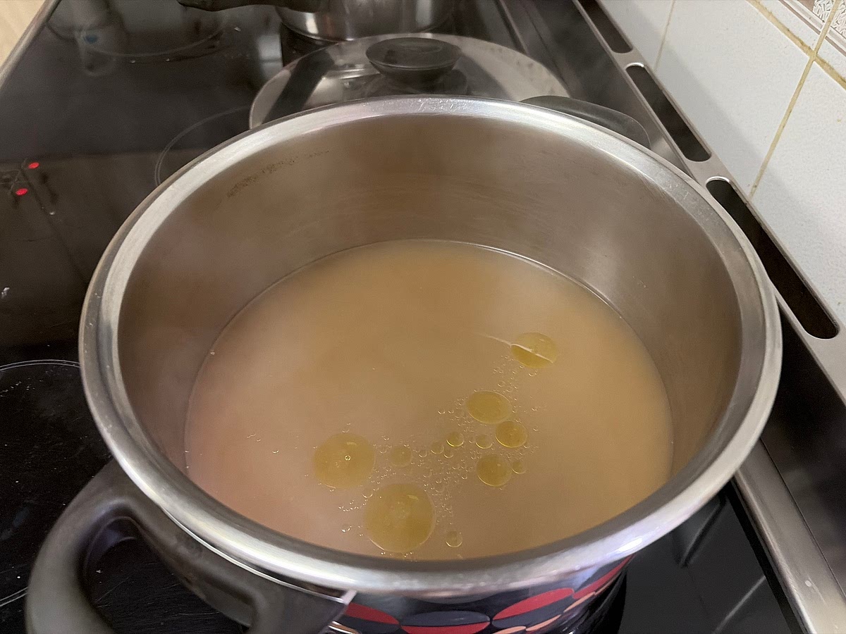Add 1 tablespoon of olive oil