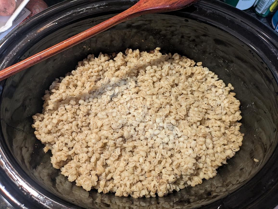 Cover and cook on low for 4-8 hours, stirring occasionally