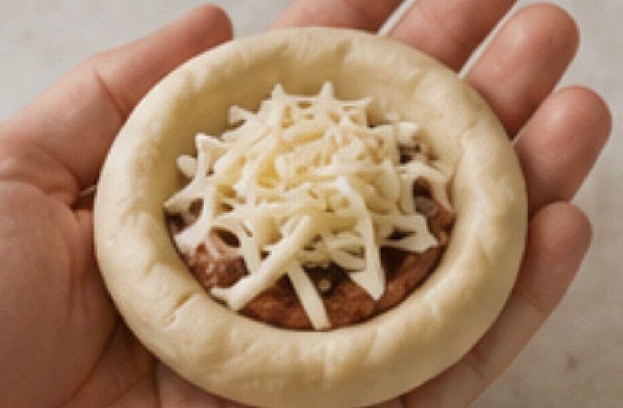 4. Agrega el relleno de tu preferencia como queso o frijoles, chicharrón previamente mezclados