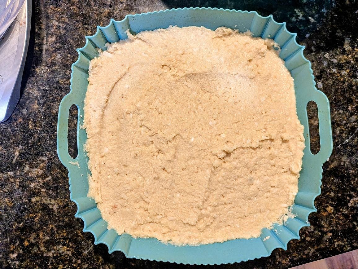 Transfer the batter to your air fryer liner