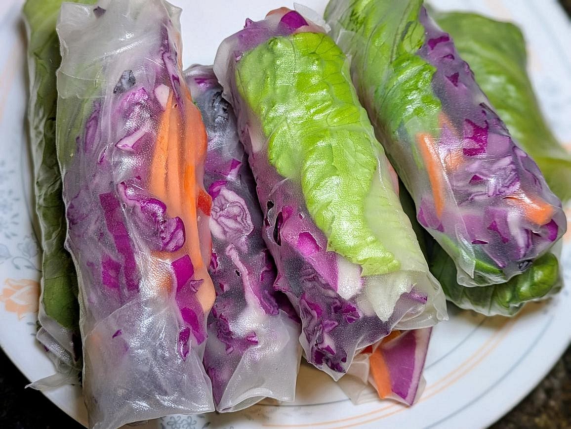 Repeat for all 12 rolls. Serve cold