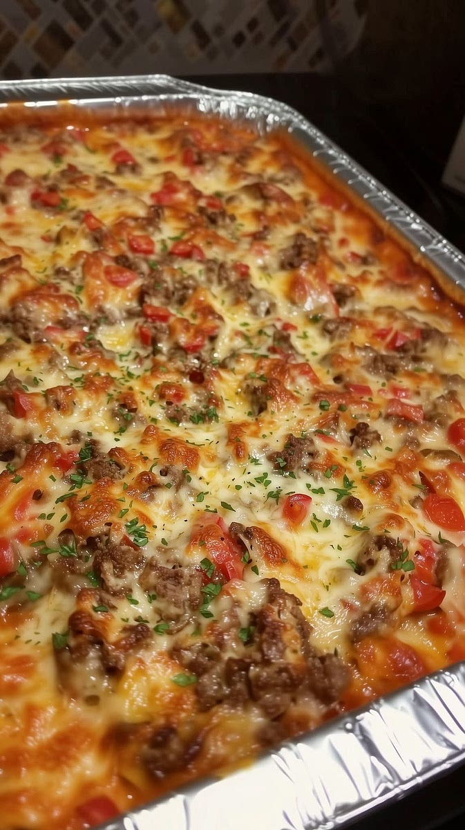 Instructions
Preheat the oven to 350 degrees F. Spray a 9X9 casserole dish with cooking spray and set aside. Cook the ground beef over medium-high for five minutes. Add onion and bell pepper. Cook for 5 more minutes or until meat is brown and vegetables are tender. Add seasoned salt and freshly minced garlic. Cook for a minute. Drain the fat and transfer the mixture from the skillet to the greased casserole dish. Add slices of provolone cheese over the meat mixture. Combine the eggs, Worcestershire sauce, and heavy whipping cream in a small bowl. Pour the egg mixture over the content in the casserole dish. Bake at 350 degrees F for 35 to 45 minutes or until thoroughly cooked.