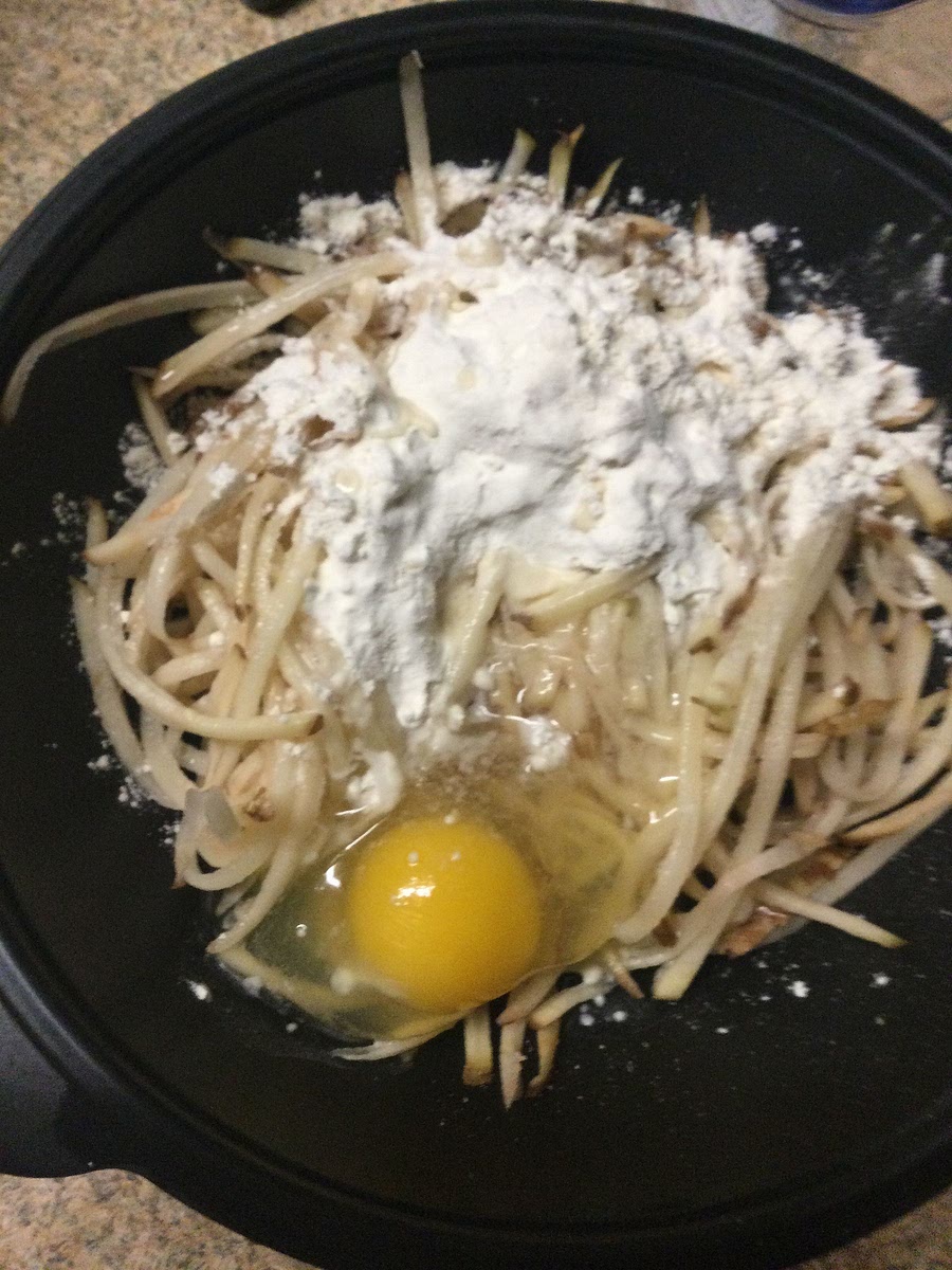 Add the flour