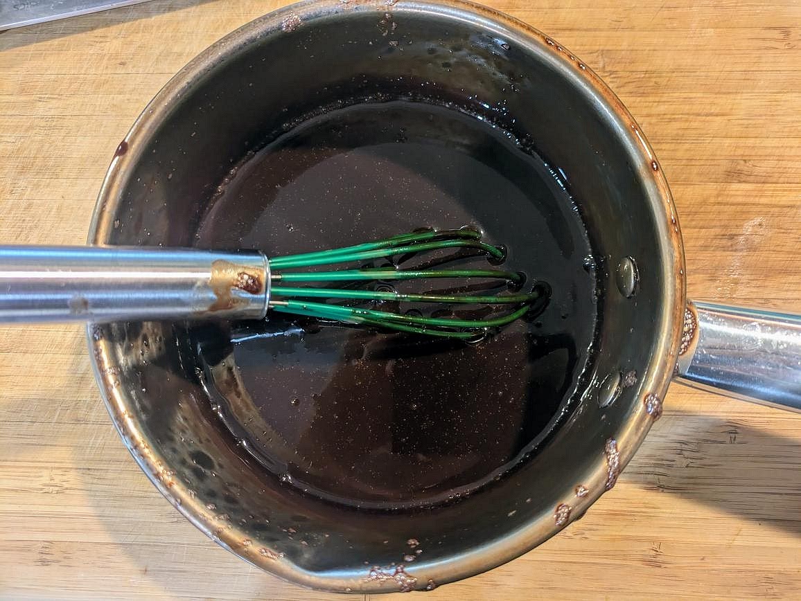 Remove from the heat and whisk in vanilla extract.