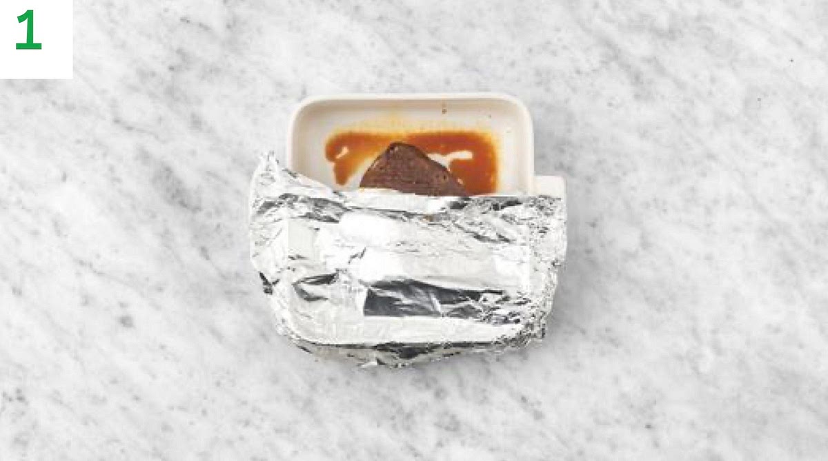 Preheat your oven to 220°C/200°C fan/gas mark 7.
Remove the pork shoulder from the packaging. Place in an ovenproof dish along with the juices and cover loosely with foil.
When the oven is hot, bake on the middle shelf for 25-30 mins.