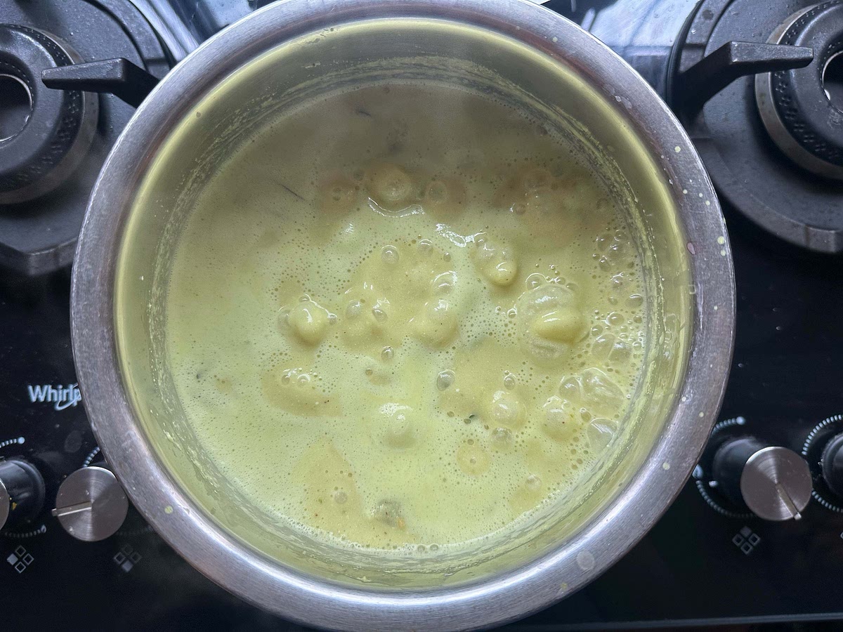Bring to boil.