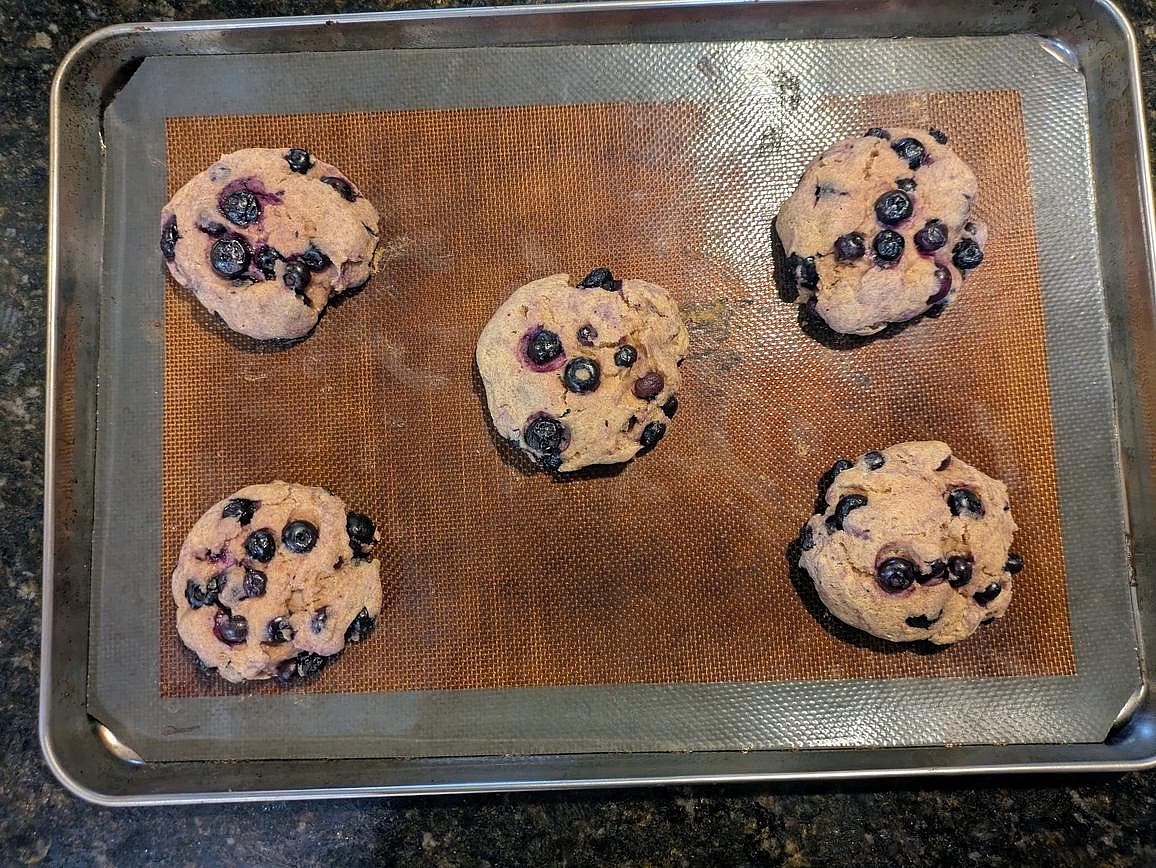 Bake at 350F for about 20 minutes, or until lightly golden brown and a toothpick comes out clean. Let cool totally on the cookie sheet.