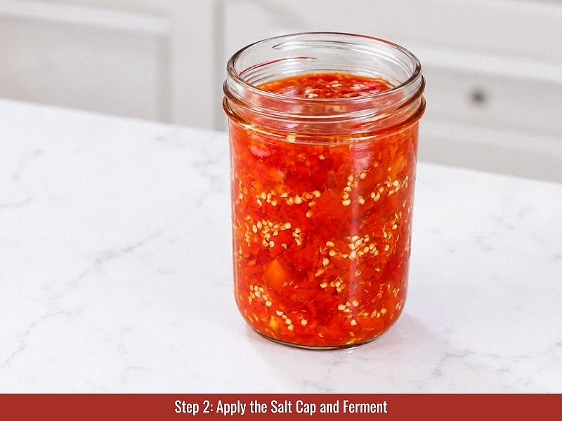 Make the 3% salt brine: Dissolve 0.53 oz (15 g) non-iodized salt into 17.6 oz (500 g) non-chlorinated water. Stir until the salt completely dissolves. Use the same ratio if additional brine is needed.