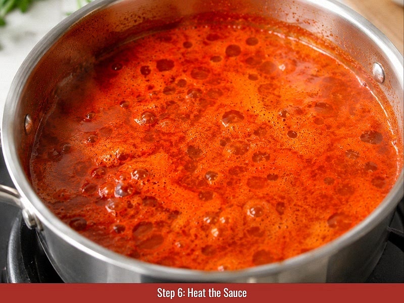Heat the sauce: Heat the sauce until it reaches at least 180°F (82°C) to pasteurize the sauce.