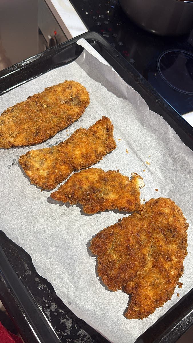 Preheat your grill/broiler to high. Place the crispy chicken onto a baking tray.