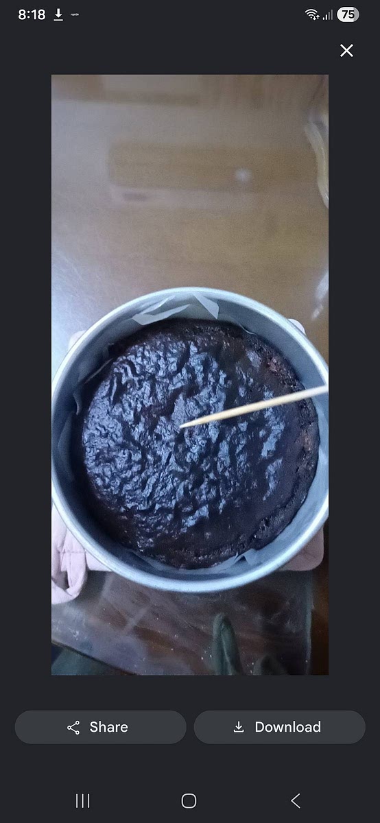 Let the cake cool in its tin on the counter for 20 minutes. Then, move the entire tin into the refrigerator for 10 minutes to firm up. This step locks in the rich, cake-like fudgy core and sets the bottom layer flawlessly. Lift the cake out using the parchment paper handles and place it on a serving plate.