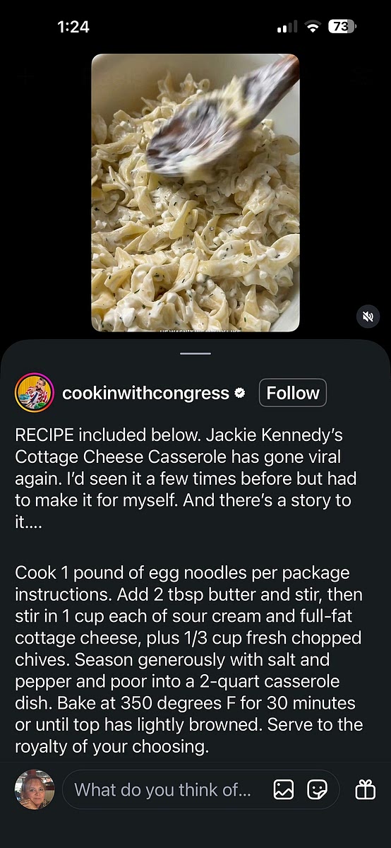 Cook 1 pound of egg noodles per instructions