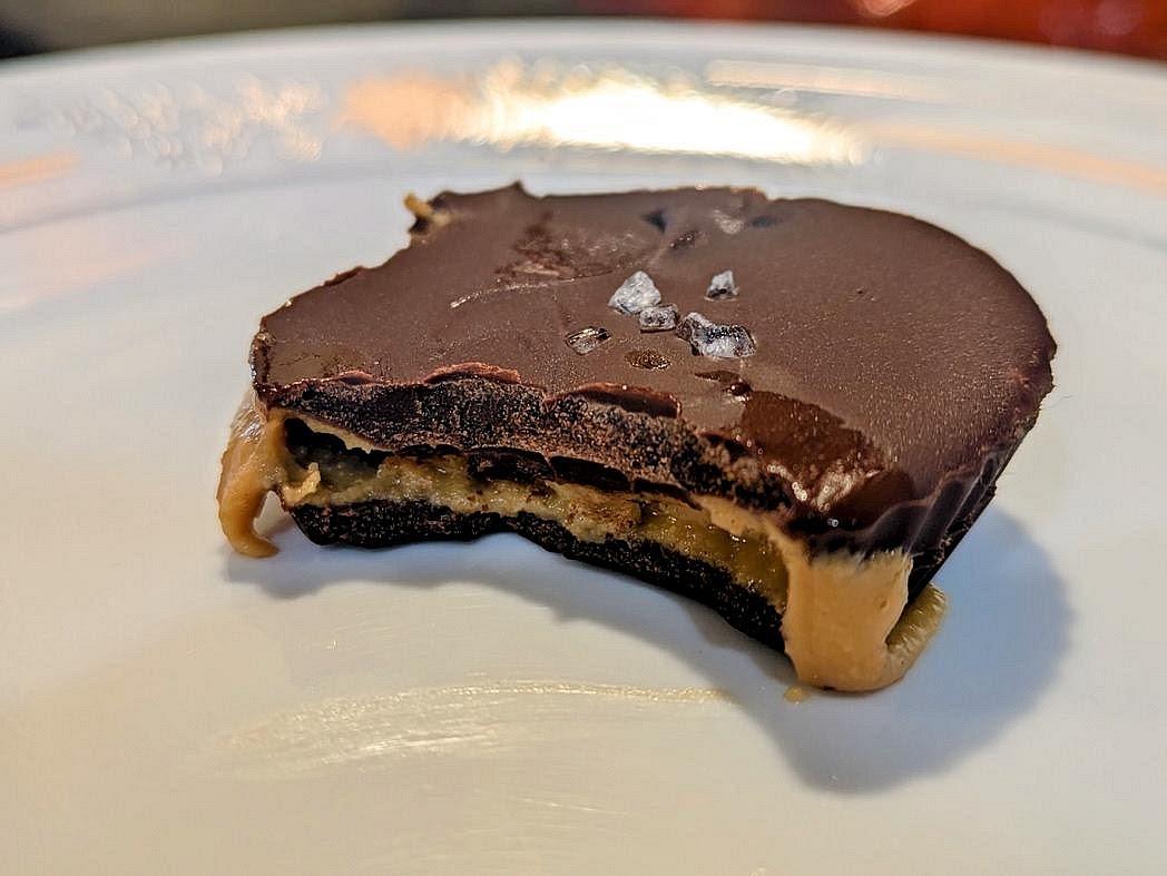 Refrigerate for at least 30 minutes for the chocolate to harden before serving.