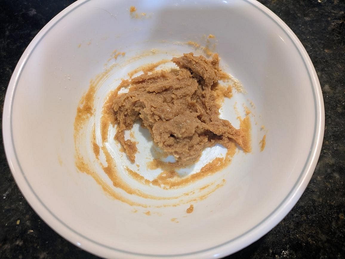 Add in the honey, vanilla, and coconut flour. Mix with a silicone spatula to form a dough. Chill the dough in the fridge for 30 minutes.