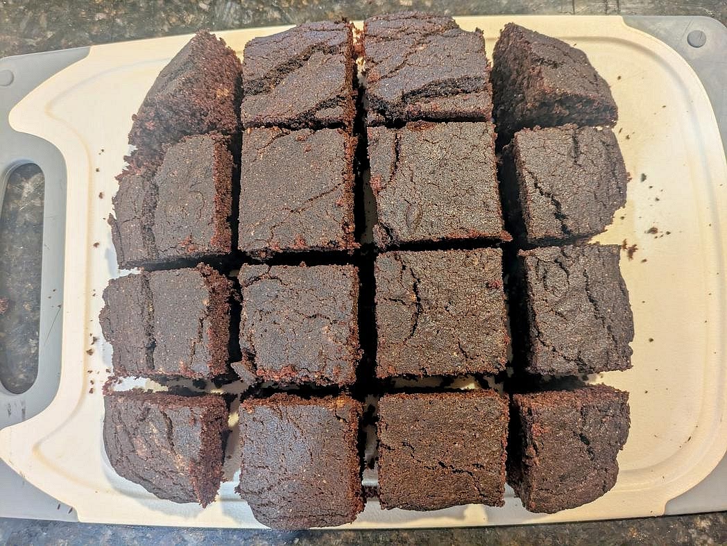 Transfer to a wire rack, and let it cool completely before cutting into 16 square slices.