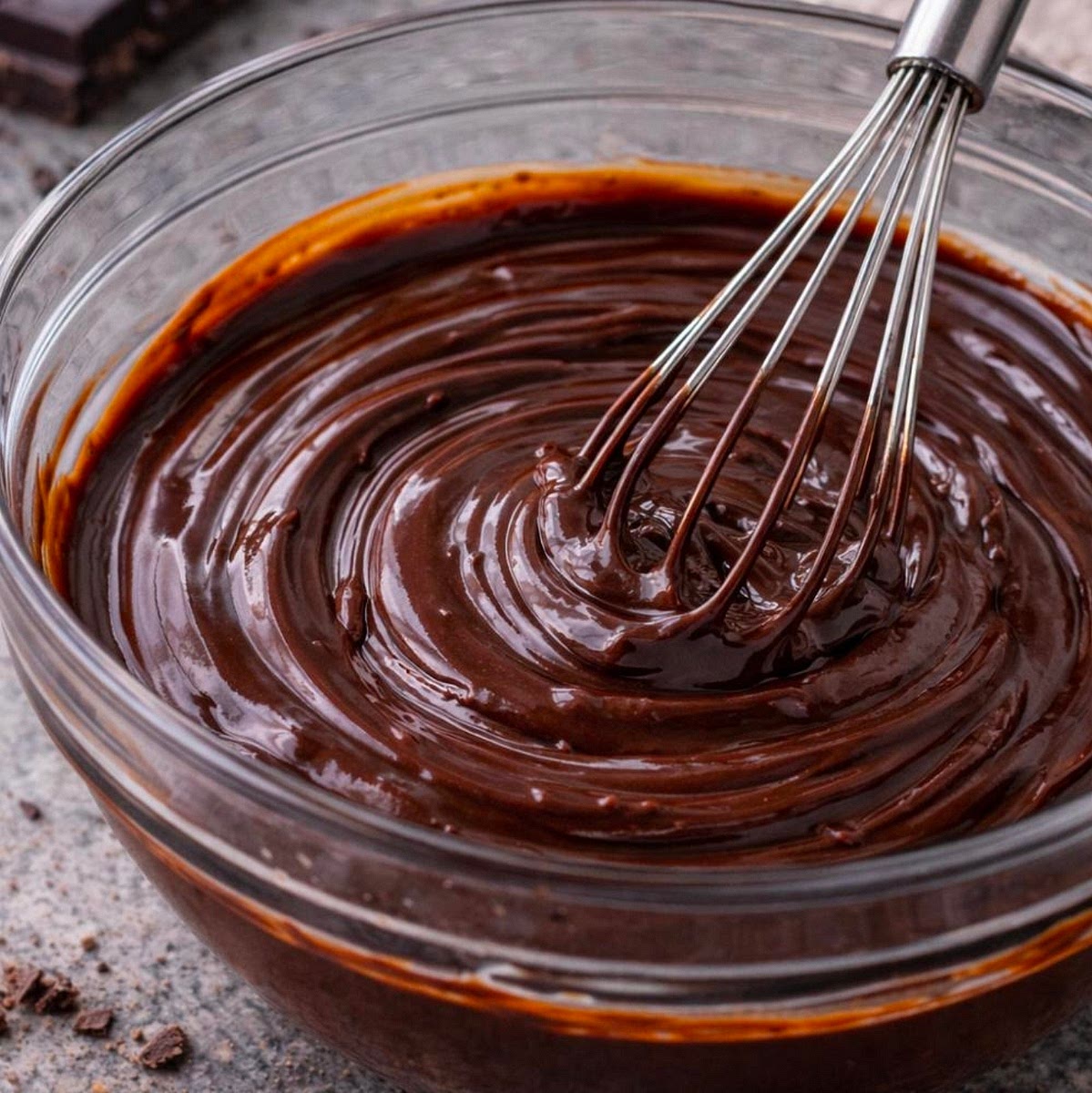 Make the chocolate base
Melt the chocolate and butter together gently in a heatproof bowl over simmering water or in short microwave bursts. Warm the milk separately and whisk it into the chocolate. Let cool slightly, then whisk in the egg yolks, brandy, and vanilla until smooth.